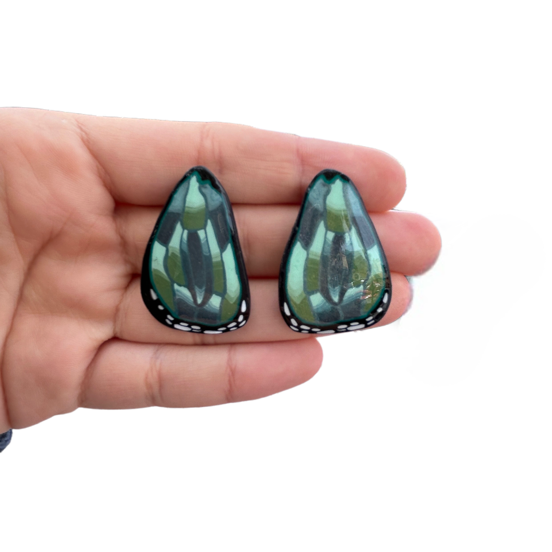 Mini alas mariposa verde S
