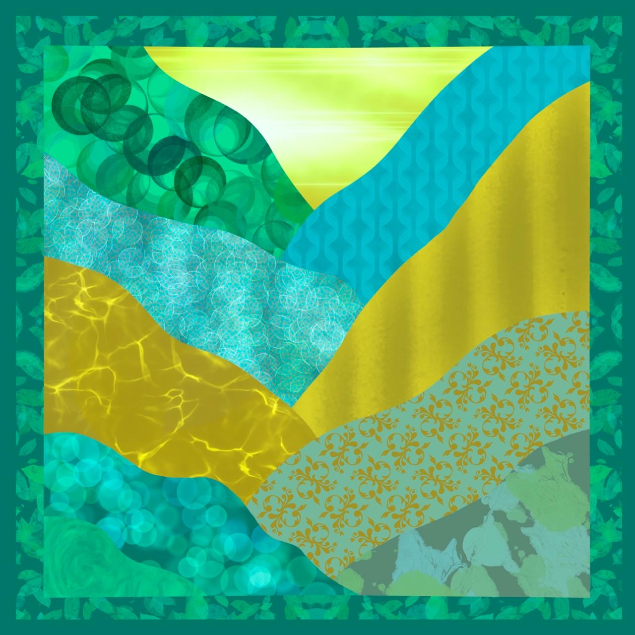 Pañuelo ilustrado calipso