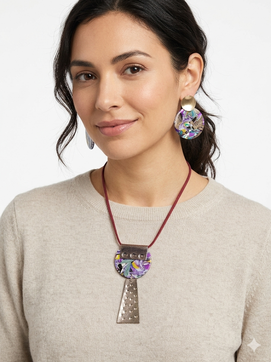 Conjunto aros y collar